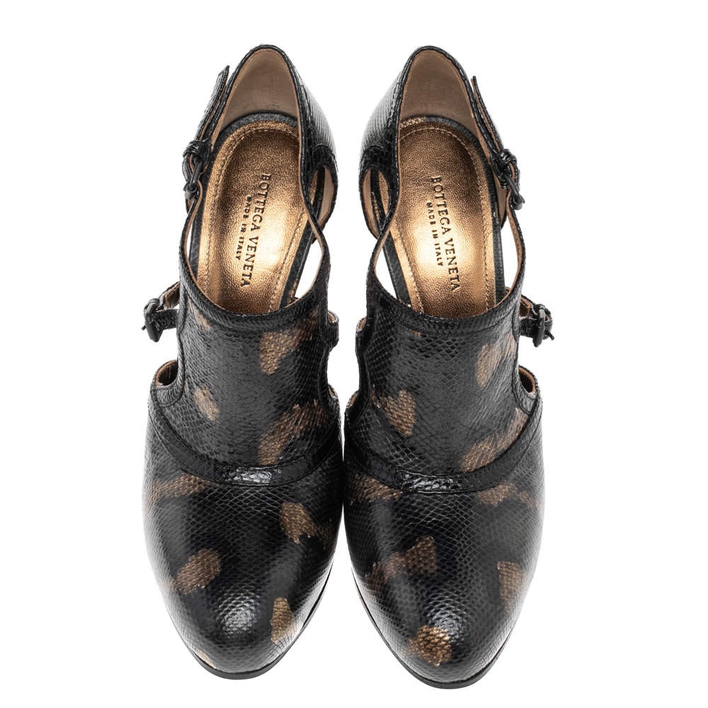 Bottega Veneta camouflage/animal Heels